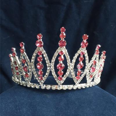 China Wholesale Crown Tiara Crystal Design Pageant Crown for Beauty Pageant Decoration Tiaras for sale