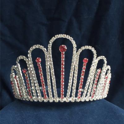 China Wholesale Miss Universe Crowns Crystal Beauty Queen Pageant Rhinestone Rhinestone Combs Tiara for sale