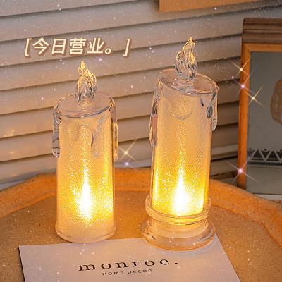 China BESTIER Contemporary Decorative Electronic Night Light Flickering LED Candle Flameless Candle Lamp For Home Church Decoration for sale