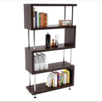 China Strong load capacity & Building Safe Library Storage Display 4 Shelf Industrial Scale S Shaped Shelf for sale