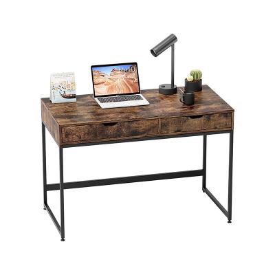 China 2021 Modern Sturdy Structure Computer Desk 43.3 Inch Computer Desk With Drawers for sale