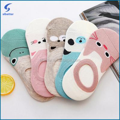 China Small Cartoon Boat Pattern Sock Antibacterial Animal Breathable Casual Women's Socks Summer Funny Art Socks Winter Funny Art Socks for sale