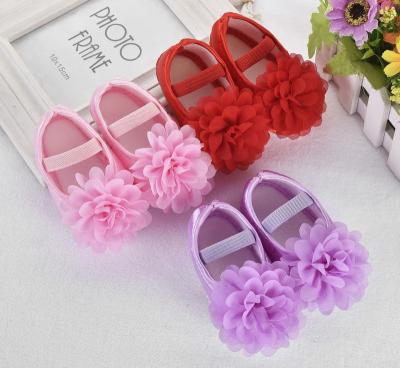 China Anti-odor Newborn Baby Shoes for Infant Toddler Infant Casual Flower Girl Princess Shoes Soft Sole Shoes First Year Walkers 0-1 for sale