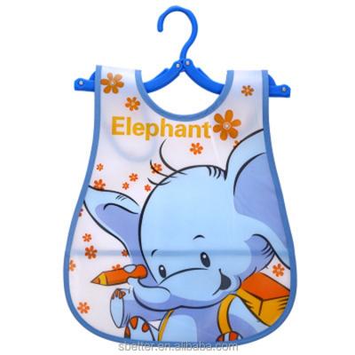 China Baby Bibs Antibacterial Meal Pockets EVA Cloth Feeding Children Waterproof Lunch Feeding Bibs Adjustable Plastic Cartoon Baby Stuff Apron Baby for sale