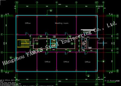 China Prefabricated Floor Building Structural Engineering Designs For Staff Accommodation And Office for sale