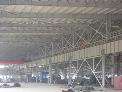 China Prebuilt Industrial Steel Buildings Steel Plateform Design And Fabrication for sale