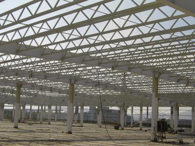 China High Strength Pipe Truss And H Section Beams Structural Steel Industrial Workshop for sale