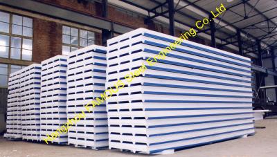 China Prefab Corrugated Metal Roofing Sheets Sandwich EPS PU Rock Wool for sale