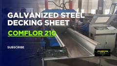 Comflor 210 Equivalent Composite Floor Deck Deep Profiles Galvanized Steel Decking Sheet