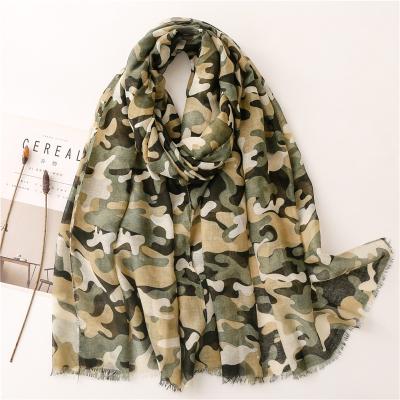 China Cotton Feel Scarf Wholesale Soft Feel Camouflage or Leopard Print Autumn/Winter Squishy Scarf for sale