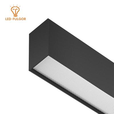 China NEW Micro-prismatic Diffuser Design Features 4ft Anti-Glare 60w 0-10V Dimming Office Home Linkable Linear Lighting Led Light for sale