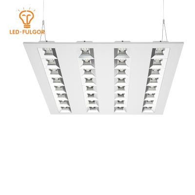 China UGR< 2021 new arrival 19 (anti-galre) aluminum and iron material NO hanging 595x595 60w dimmable led panel light price for sale