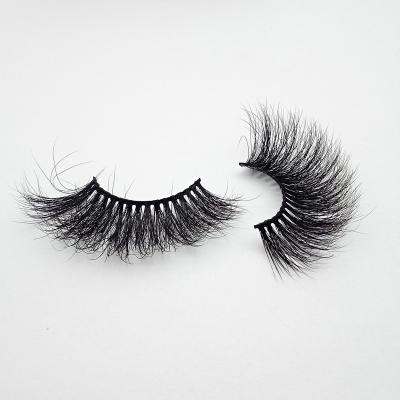 China Natural Soft Wholesale Custom Own Brand 6D Super Fluffy Mink Lashes with cotton band Mink Eyelashes for sale