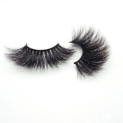 China Natural Soft Wholesale Mink Eyelashes 25MM-30MM Dramatic Fluffy Full Strip Lashes Private Label Lshes Mink 6D Mink Eyelashes for sale