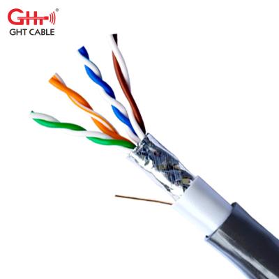 China Wholesale cabling system price cat5e copper outdoor CCA utp /ftp network cable with CE certificate from factory for sale