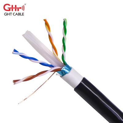 China Cabling/CCTV/Digital Communication/Computer/Building/Twisted pair ftp cat6 ethernet communication cable 23awg 305m industrial insulated copper utp cat6 OUTDOOR cable for sale