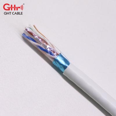 China 23AWG network wiring cat6 ethernet cable for communication with UL ETL certificate outdoor ftp sftp cat6 cable for sale