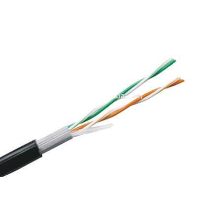 China Telecom Comunication UTP CAT3 Telephone cable 0.6mm 2 pair 24AWG OUTDOOR for sale