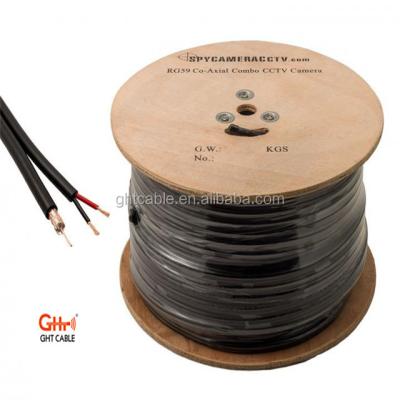 China Good Quality CCTV RG59 Coaxial With Siamese Power Cable CCA CAT5E Cable WITH POWER for sale