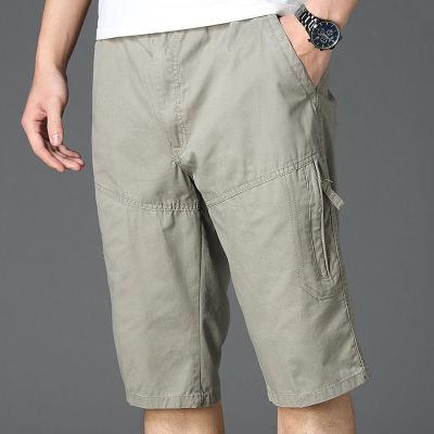 China Anti-Wrinkle Seven Fifties - Male Dad Hundred Pants Summer Wear Plus Size Loose Cotton Casual Pants Fifties for sale