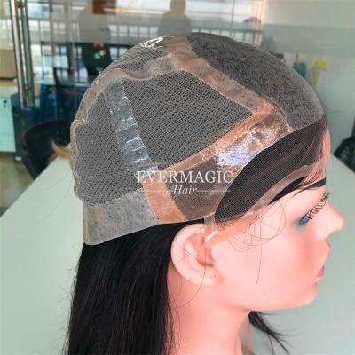 China Custom medical silky straight wave hair wigs, mono lace wigs, full handtied wig for sale