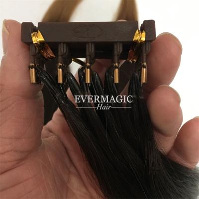 China Silky Straight Wave Pulled Double Cuticle High Quality Aligned Remy Hair 6D-2 Pre Bonded 6d Brazilian Hair Extensions for sale