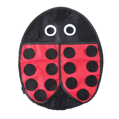 China Travel HY Feeding Mat Ladybug Slow Food Non-Slip Mat Pet Dog Training Smart Sniff Mat for sale