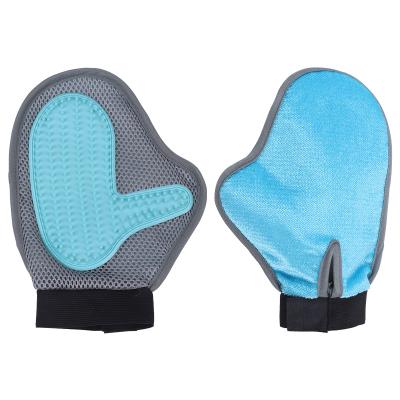 China HY Viable Stabilized Pet Massage Beauty Gloves Bath Glove Brush Supplies Scratch and Bite Prevention Pet Supplies Wholesale for sale