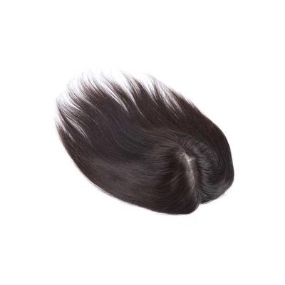 China Straight Brazilian Remy Women Topper 100% Virgin Silk Bottom Hair for sale