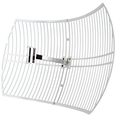 China Aluminum 2.4GHz 24dBi Diecast Outdoor Satellite Dish WIFI Long Range for sale