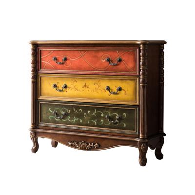 China High Quality Classic Bedroom Furniture Bombay Chest Expandable Drawers Hand Painted for sale