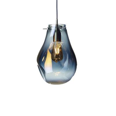 China ST-8030 Residential Art Glass Chandelier Ceiling Lighting Glass Pendant Lamp for sale