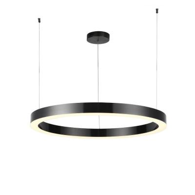 China Black Minimalist ST-8848-80 Brushed Bead/Gold/Nickel Round Lamp Ring Pendant Light For Living Room/Dining Room for sale