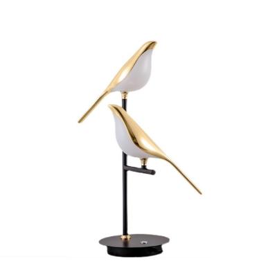 China ST-2931T-1 modern post modern led bird shaped table light lamp for bedroom interior decoration. for sale