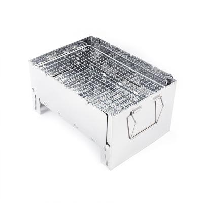 China Durable Portable Foldable Outdoor Stainless Steel Camping Stove Lightweight BBQ Cooking Camping Stove for sale