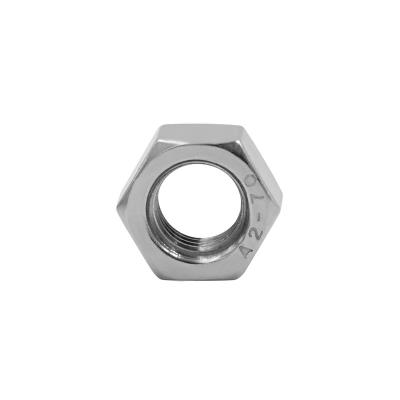 China Heavy Industry Sus304 Stainless Steel Nut and Bolt Tie Nut Hex Nut M1.6m2m2.5m3m4m5m6m8m10ti M42 for sale