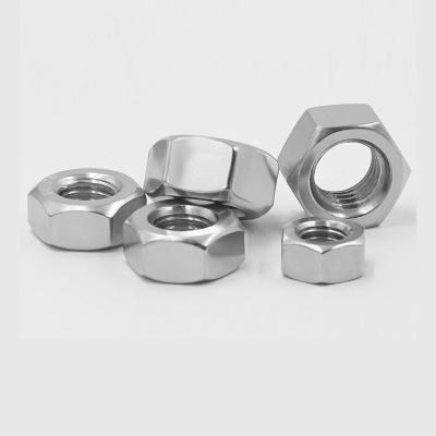 China Free Sample Heavy Industry 304 316 Heavy Industry M6 M8 M12 Hex Nut Hex Nut Stainless Steel Hex Nuts for sale