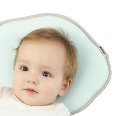 China High Quality Anti-Static For Sleeping Memory Foam Baby Pillow Protect Baby's Main Shape And Prevent Tilt Of Main Flat Headrest for sale