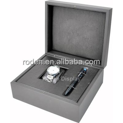 China Environmentally Friendly Good Design Made In China Wooden Watch Box watch & pen box watch box luxury for sale