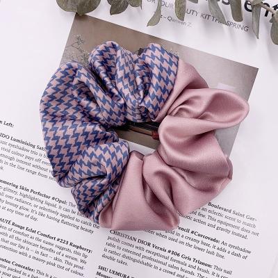 China High Quality Natural and Fresh Elastic Satin Hair Scrunchies Hair Band Scrunchies Japanese and Korean Girl Women Hair Scrunchies for sale