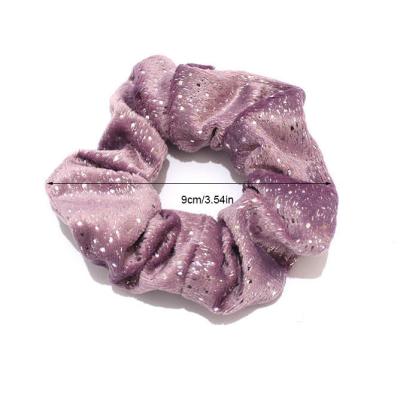 China 2021Fashion Women's Hair Accessories Fabric Hair Band Solid Colors Elastic Hair Scrunchies. for sale