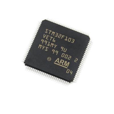 China Original AI Microcontroller Chips IC MCU 32BIT 512KB IC FLASH 100LQFP STM32F103VET6 for sale