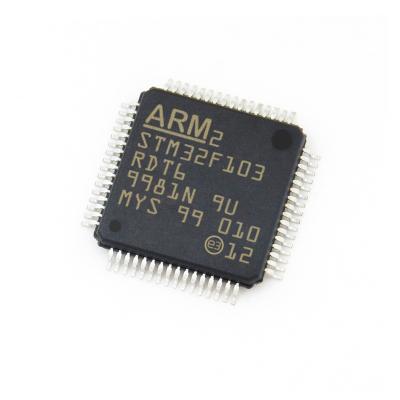 China Microcontroller Chip IC MCU 32BIT 384KB Full Size IC MCU 32BIT 384KB FLASH 64LQFP ARM 72MHz STM32F103RDT6 for sale