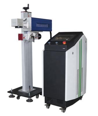 China Laser Flying CO2 Laser Marking Machine For Leather Non Metal for sale