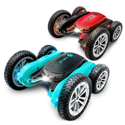 China Interesting Rolling 2.4g Hobby RC Mini Remote Control Shake Stunt Car Light for sale