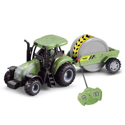 China Children's Large Cool Roll Car RC Farmer Hobby RC Truck Trailer Remote Control Toy for sale