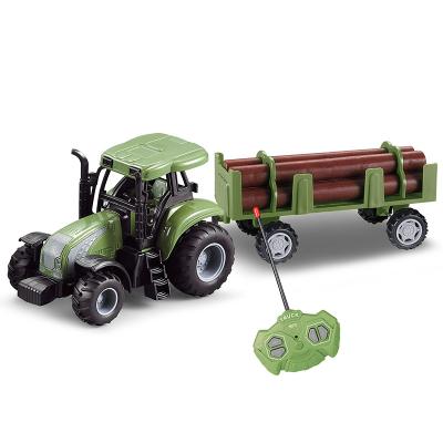 China Toy remote control rc car farm tractor trailer truck new hobby come to RC for children for sale