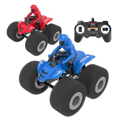 China RC Hobby rc cars stunt car electric remote control motorcycle 2022 for kids with light for sale