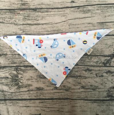 China Viable High Quality Minky Cotton Pattern Toy Car Factory Boys Girls Bib Towel Bib Towel Newborn Drip Cotton Viable Bandana Bibs for sale