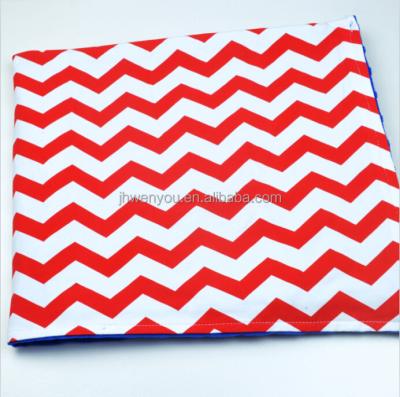 China Wholesale Baby&Toddler Chevron Minky Breathable Cotton Knitted Baby Blanket Anti-pilling Wrap Wrap for sale